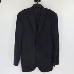 Ralph Lauren Black Label 100% Wool Suit Jacket Black Size 44L
